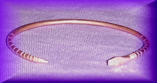 Wise As A Serpent Copper Bracelet image 0