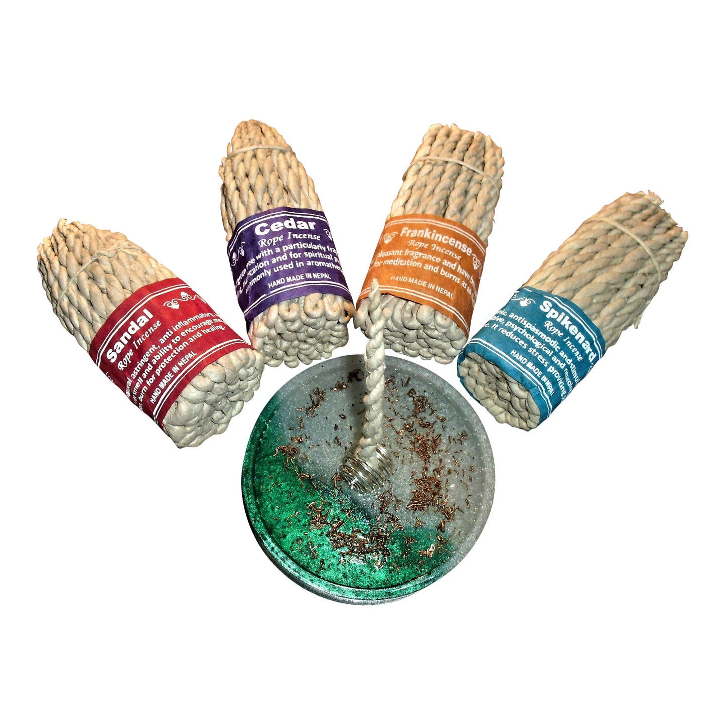 Rope Incense Holder with EMF Protection image 1