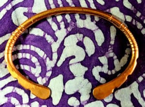 Smashed Ends Copper Bracelet image 0