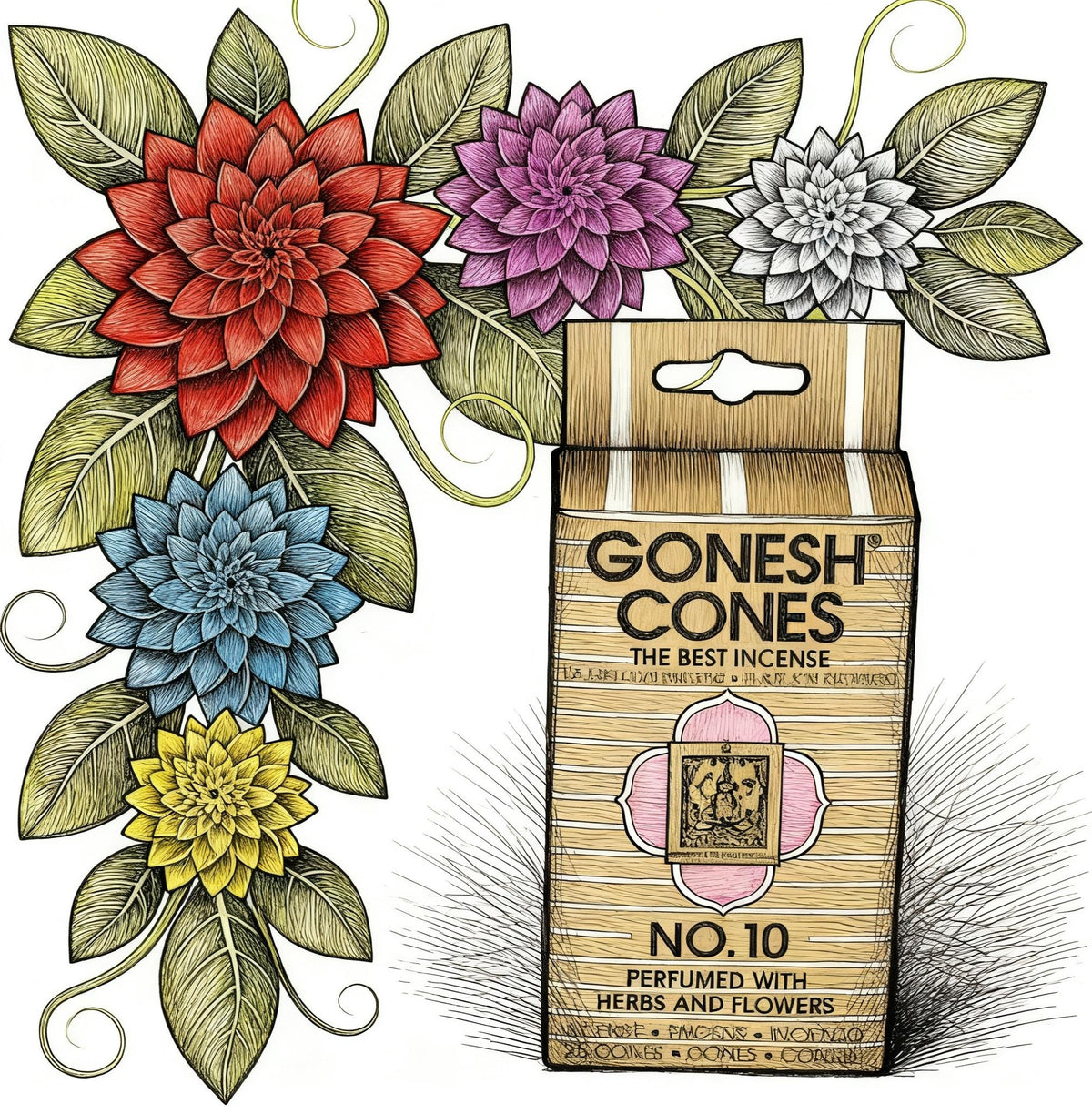 Gonesh Incense Cones
