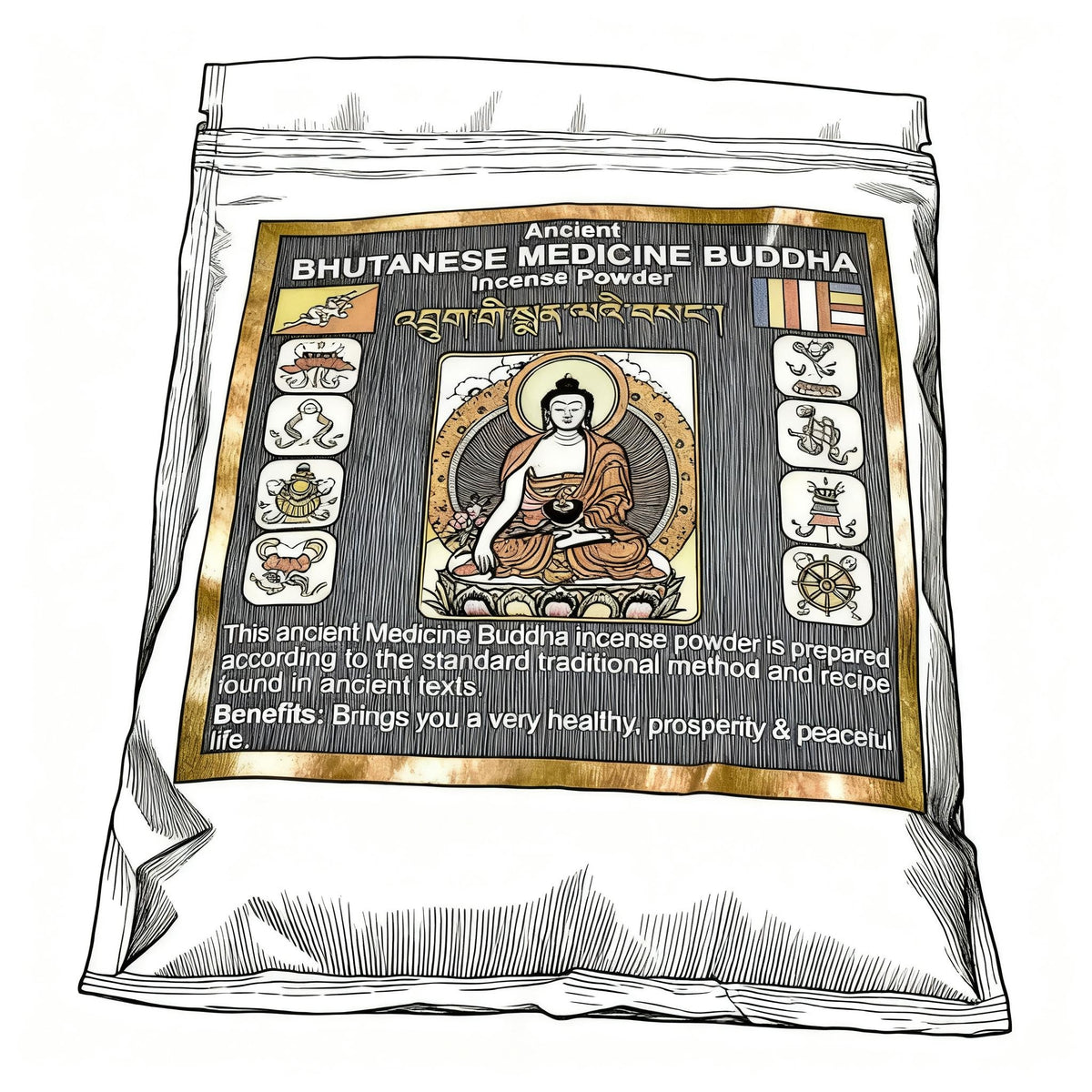 Medicine Buddha Incense Powder