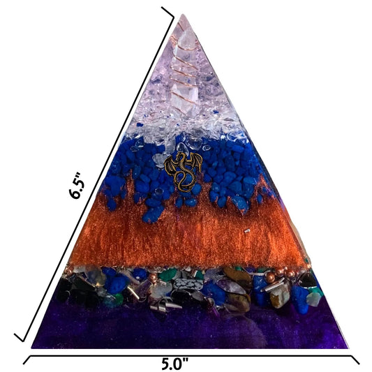 Phoenix Rising Orgone Energy Harmonizer Pyramid - almost 3 lbs. image 1
