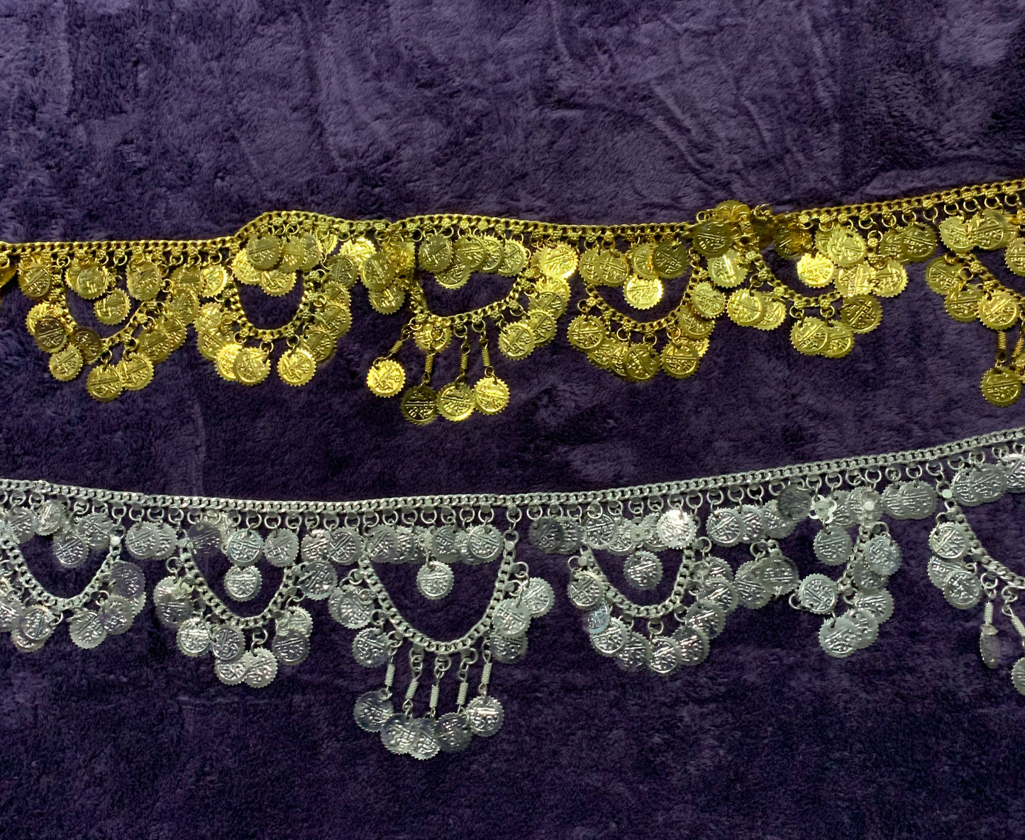Coin Belt – Silver or Brass Tone