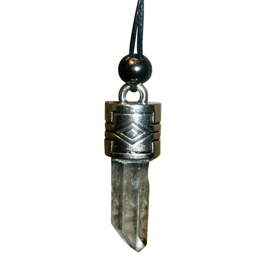 Lemurian Quartz Crystal Orgone Pendant