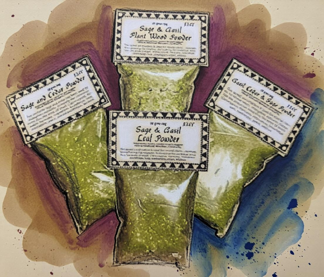 Lavender and Sage Powder