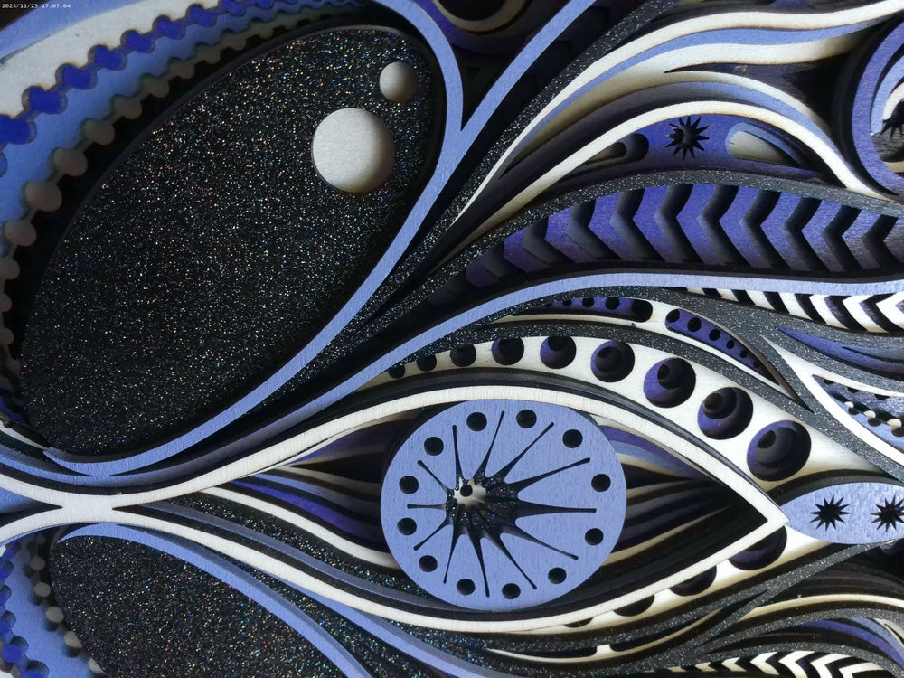 Purple Majesty ET 3D Wooden Wall Decor