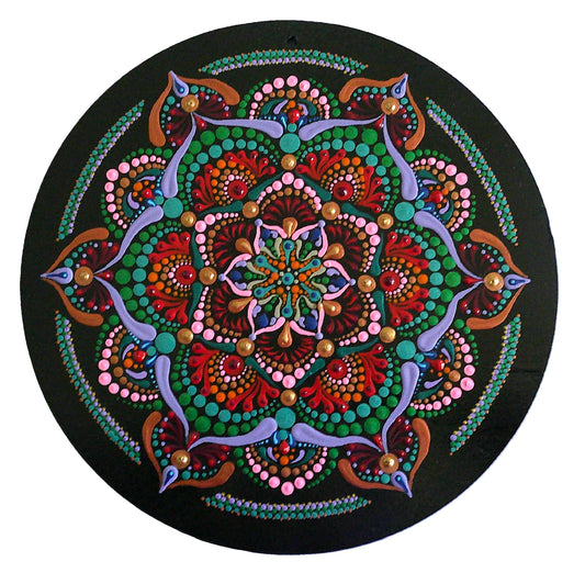 BREATHE - 12 " Mandala Wall Hanging