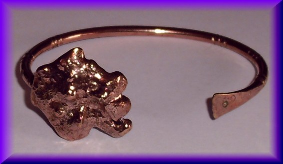 Copper Nugget Bracelet image 0