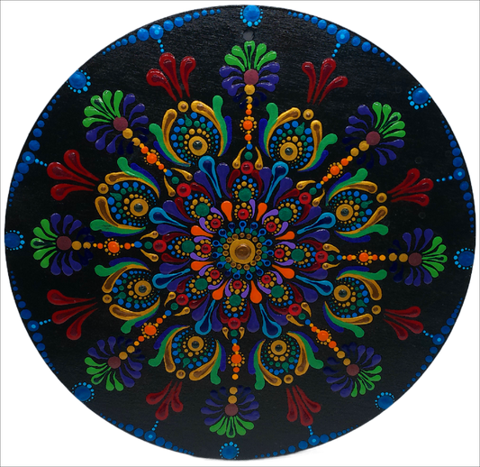 Pushing Through - 10" Mandala Wall Hanging
