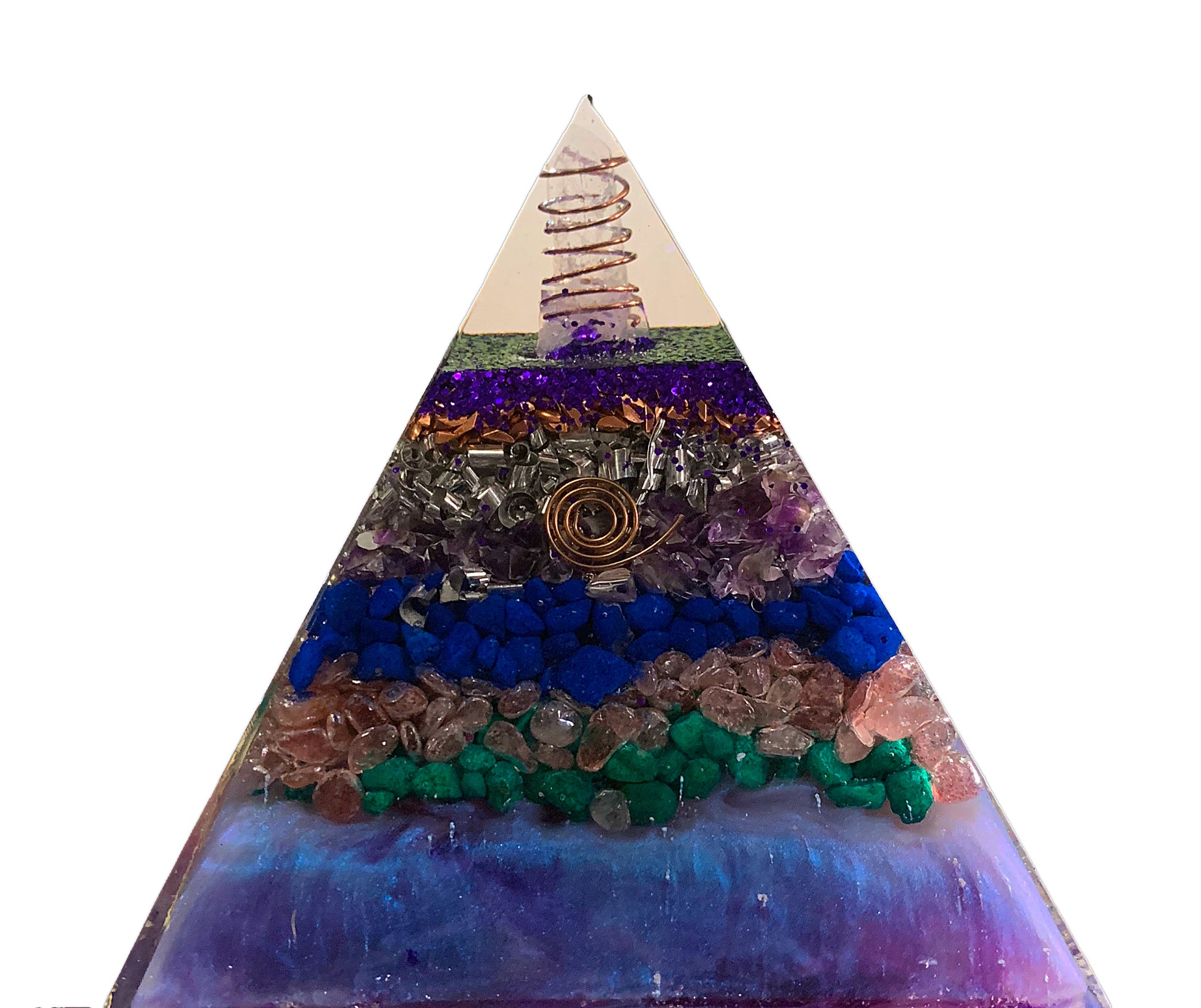 Middle Earth Mega Orgone Pyramid- almost 3 lbs. image 2