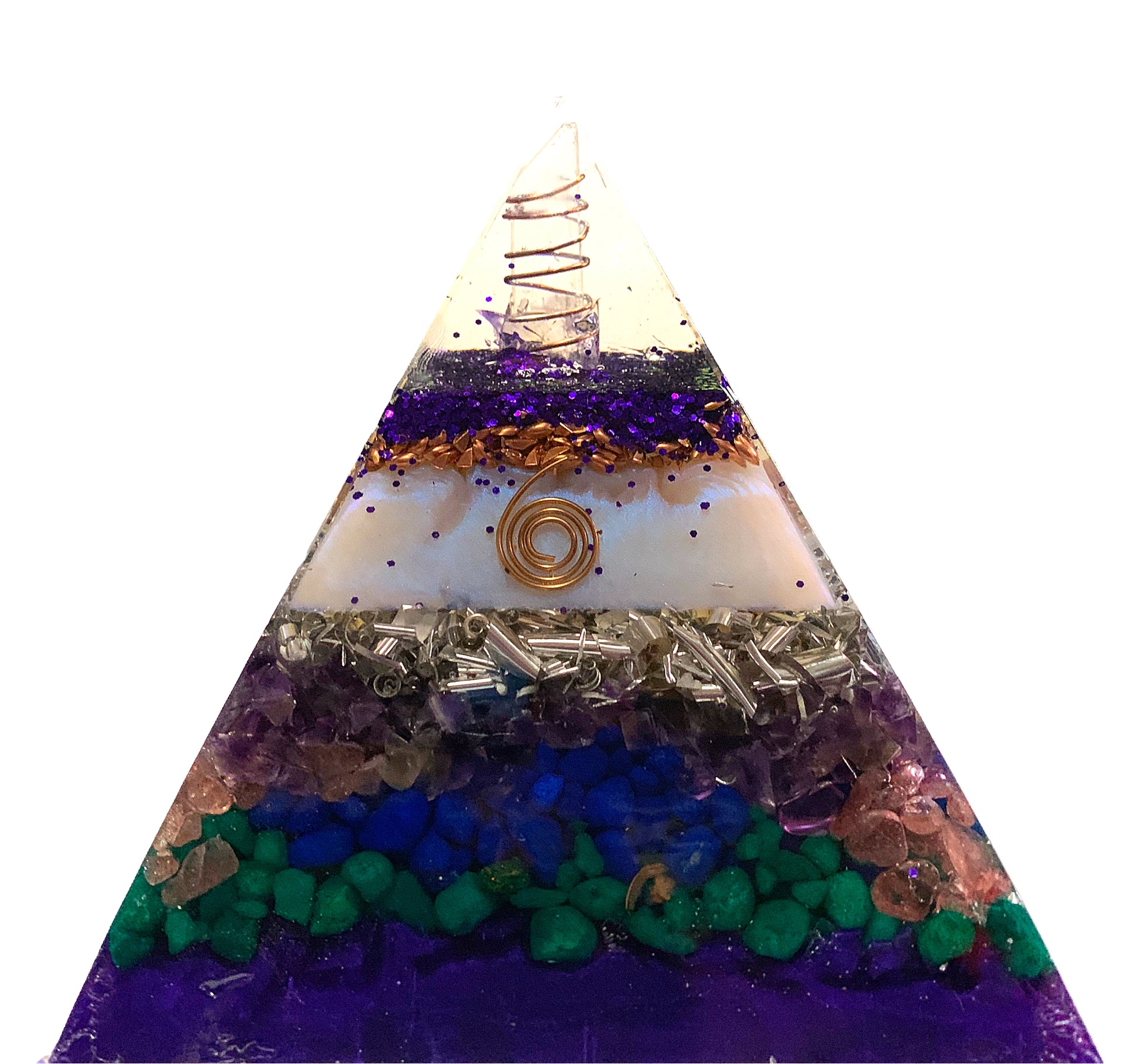 Earth and Sky Mega Orgone Pyramid- almost 3 lbs. image 4