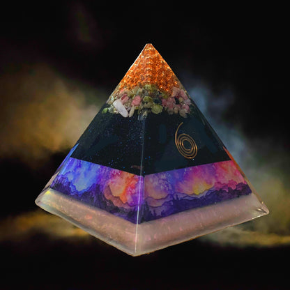 Wanderer Twilight Vision Orgone Pyramid - Shungite Activated image 0