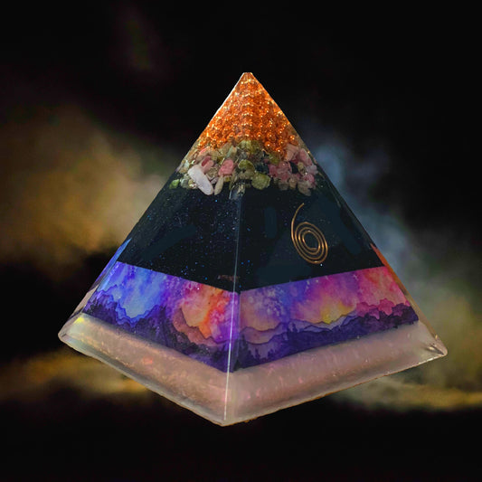 Wanderer Twilight Vision Orgone Pyramid - Shungite Activated image 0