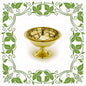 Brass Incense Burner with Stemmed Screen image 0