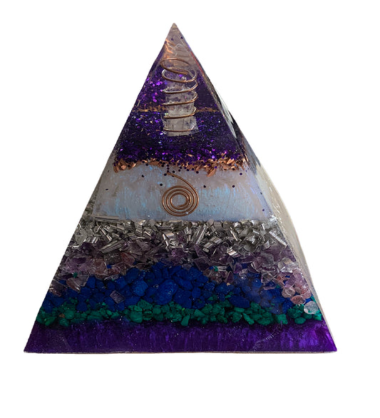 Earth and Sky Mega Orgone Pyramid- almost 3 lbs. image 1
