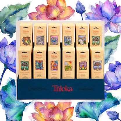 Triloka Incense Sticks - high quality, guaranteed not to give headaches image 0