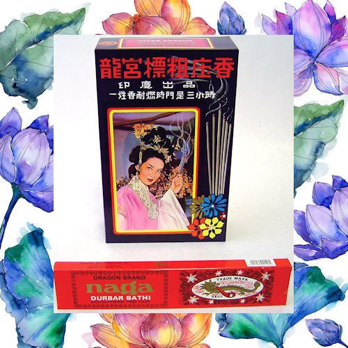 Naga Incense Sticks - Each stick burns about 2 hours. Beautiful thick green colored incense. Mystical aroma... image 0