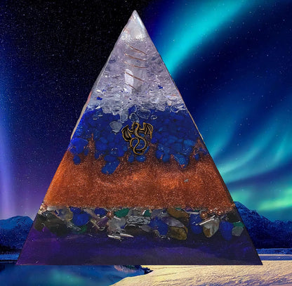 Phoenix Rising Orgone Energy Harmonizer Pyramid - almost 3 lbs. image 0
