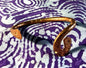 Swirl End, Flat End Thick Copper Bracelet image 0