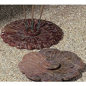 Soap Stone Carved Round Lotus Flower image 0