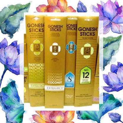 Gonesh Incense Sticks - Long time favorite for many. Variety of fragrances to choose from. image 0
