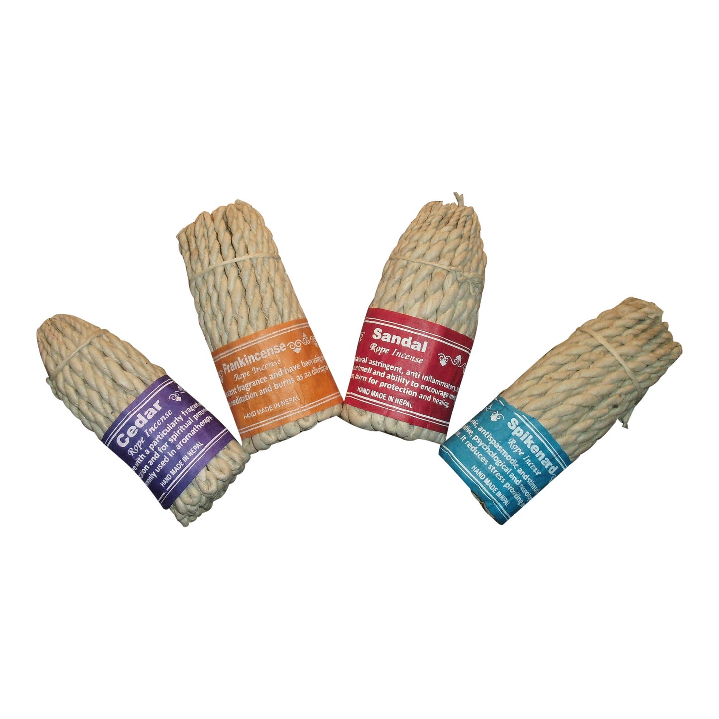 Tibetan Rope Incense ~ cedar, frankincense, sandalwood, spikenard image 0