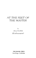 At the Feet of the Master by Alcyone image 0