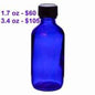 Marigold Essential Oil - $210 - 3.4 (100ml) cobalt blue w/ dropper image