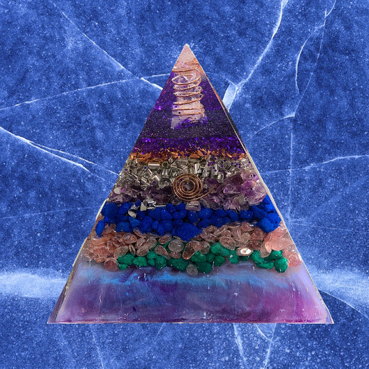 Middle Earth Mega Orgone Pyramid- almost 3 lbs. image 0