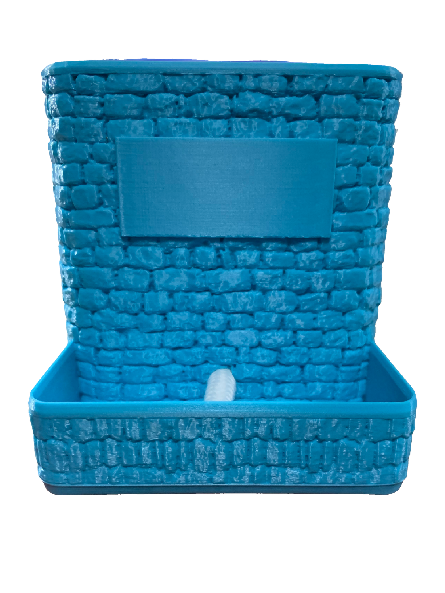 Light Blue Self Watering Flower Pot