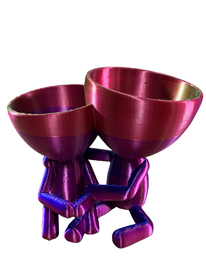 Companions Flower Pot - Shimmering colors