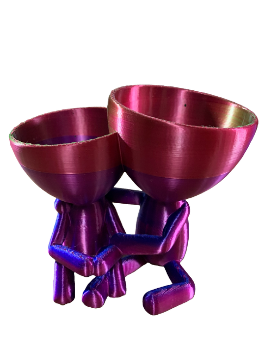 Companions Flower Pot - Shimmering colors