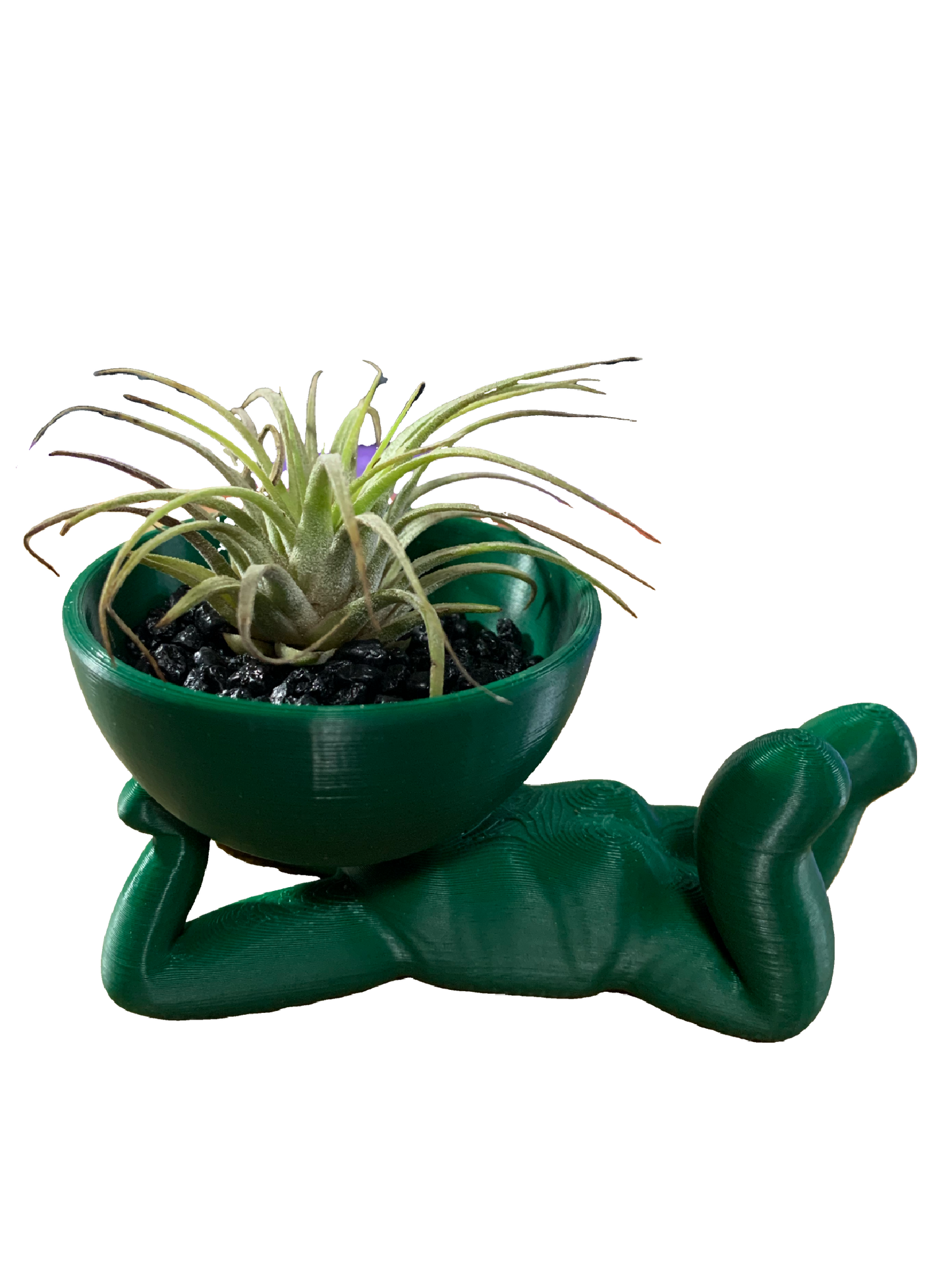 Totally Relaxed Flower Pot - Forest Green