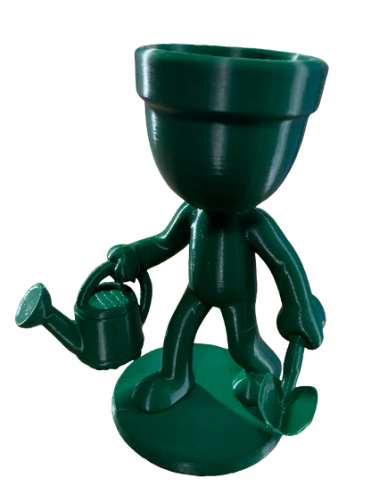 Happy Gardener Flower Pot - Forest Green