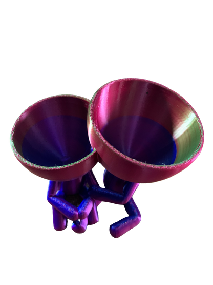 Companions Flower Pot - Shimmering colors
