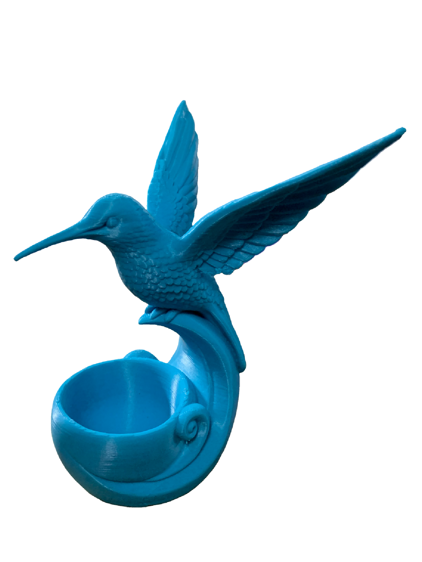Humming Bird Flower Pot - sky blue