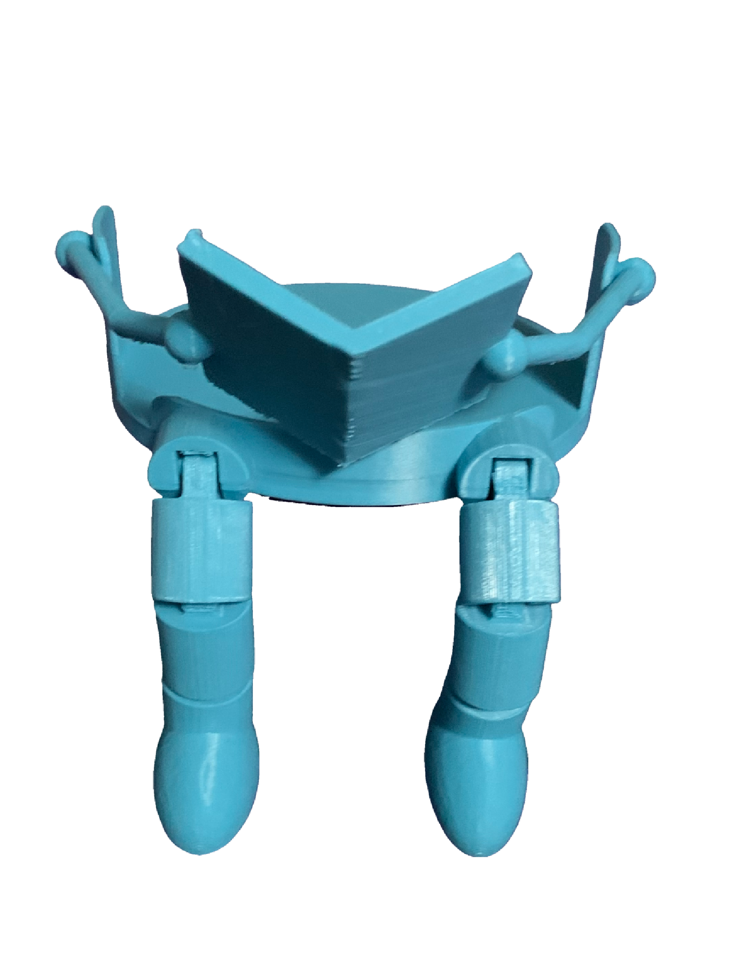 Toilet Roll Conversation Piece- calming blue