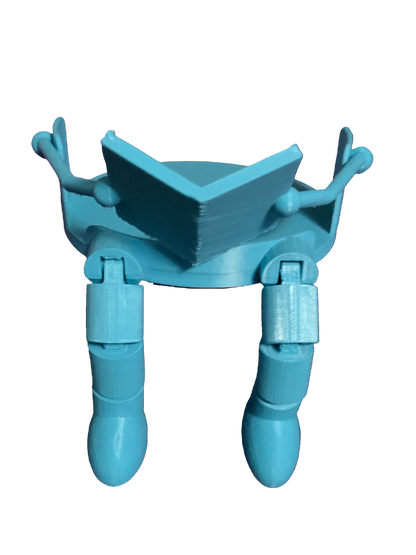 Toilet Roll Conversation Piece- calming blue