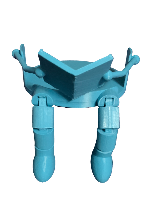 Toilet Roll Conversation Piece- calming blue