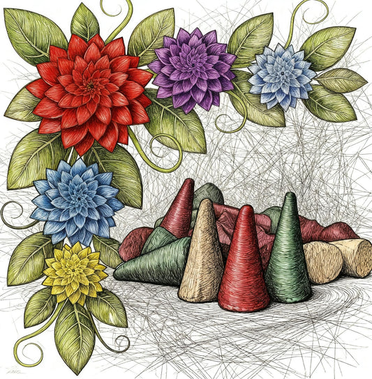 Purple Label Jumbo Incense Cones