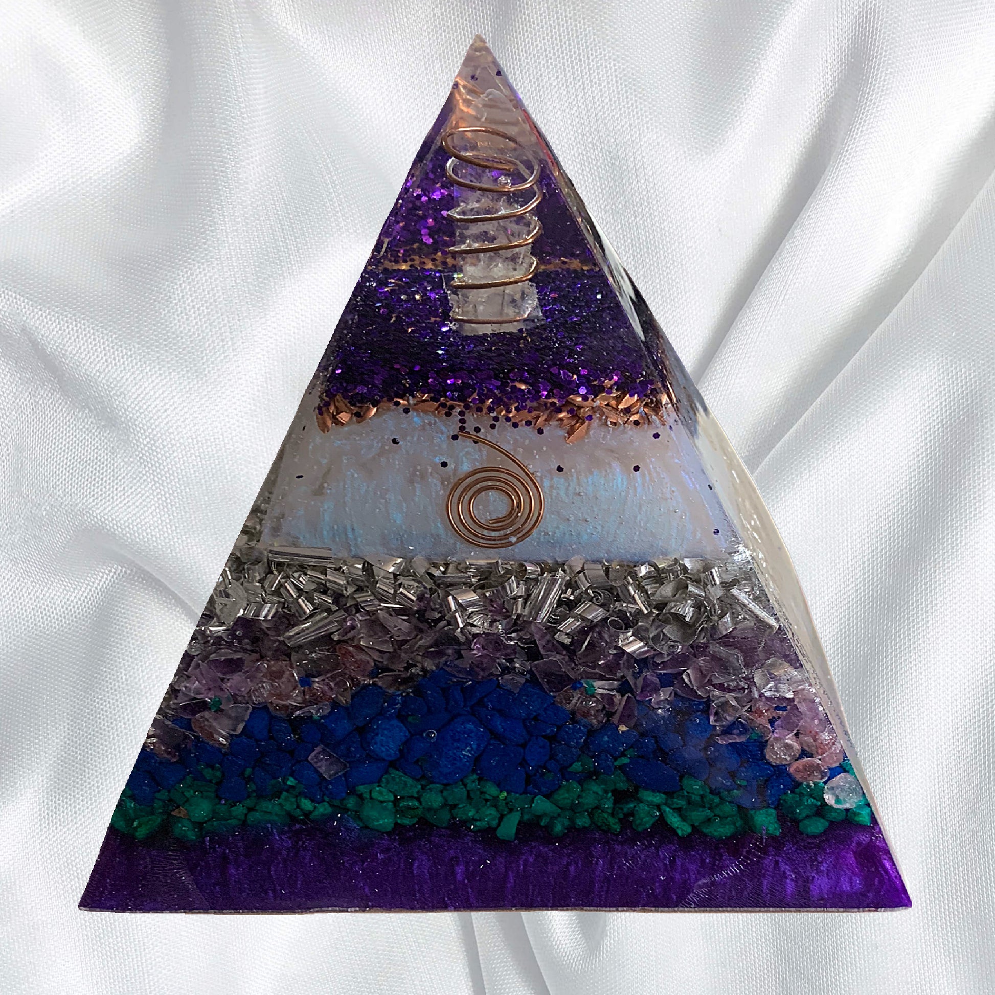 Earth and Sky Mega Orgone Pyramid- almost 3 lbs. image 0