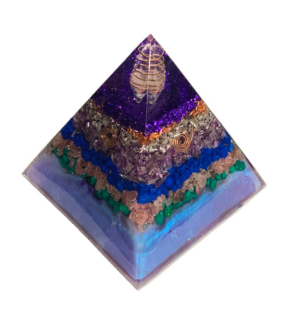 Middle Earth Mega Orgone Pyramid- almost 3 lbs. image 1