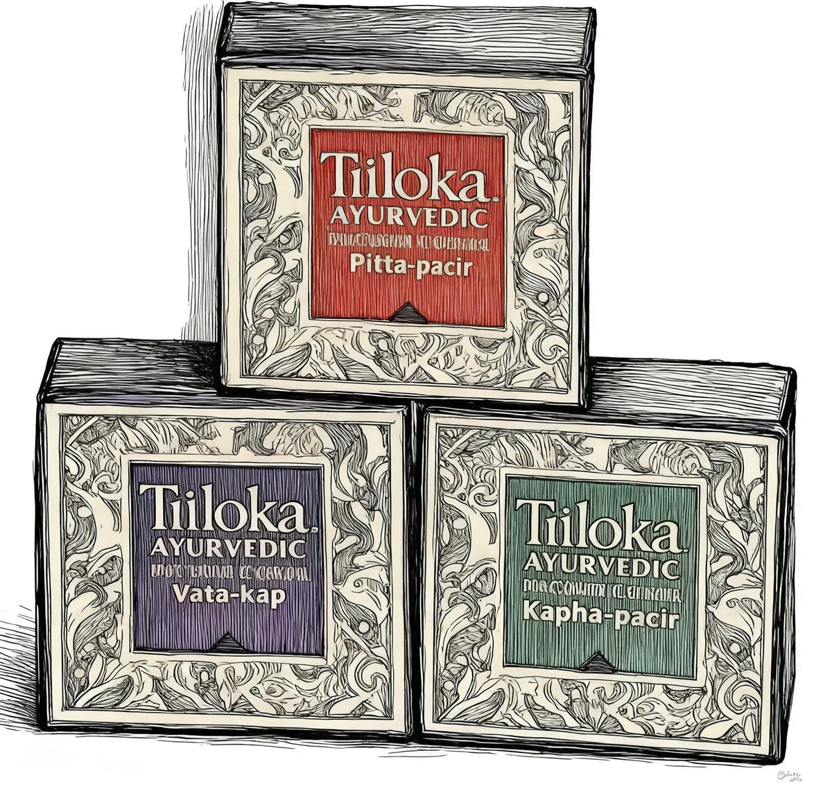 Triloka Ayurvedic Incense Cones