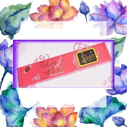 Tulasi Flora Incense Sticks - spicy, floral blend image 0