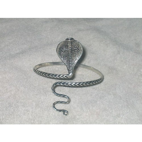 Serpent Arm Band #3 – Silver Tone