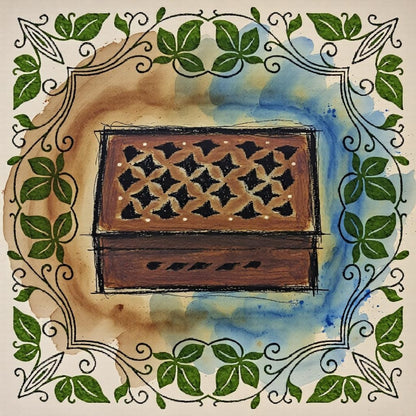 Wooden Box for amber resin