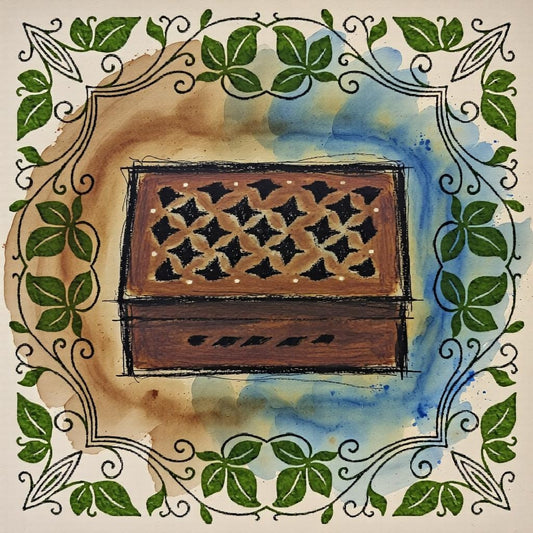 Wooden Box for amber resin