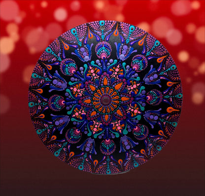 Caring and Sharing - 12" Mandala Wall Hanging