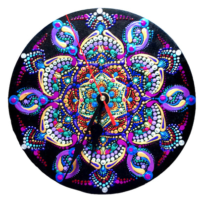 Mandala Wall Clock - Cheerful