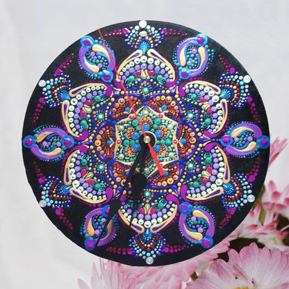 Mandala Wall Clock - Cheerful